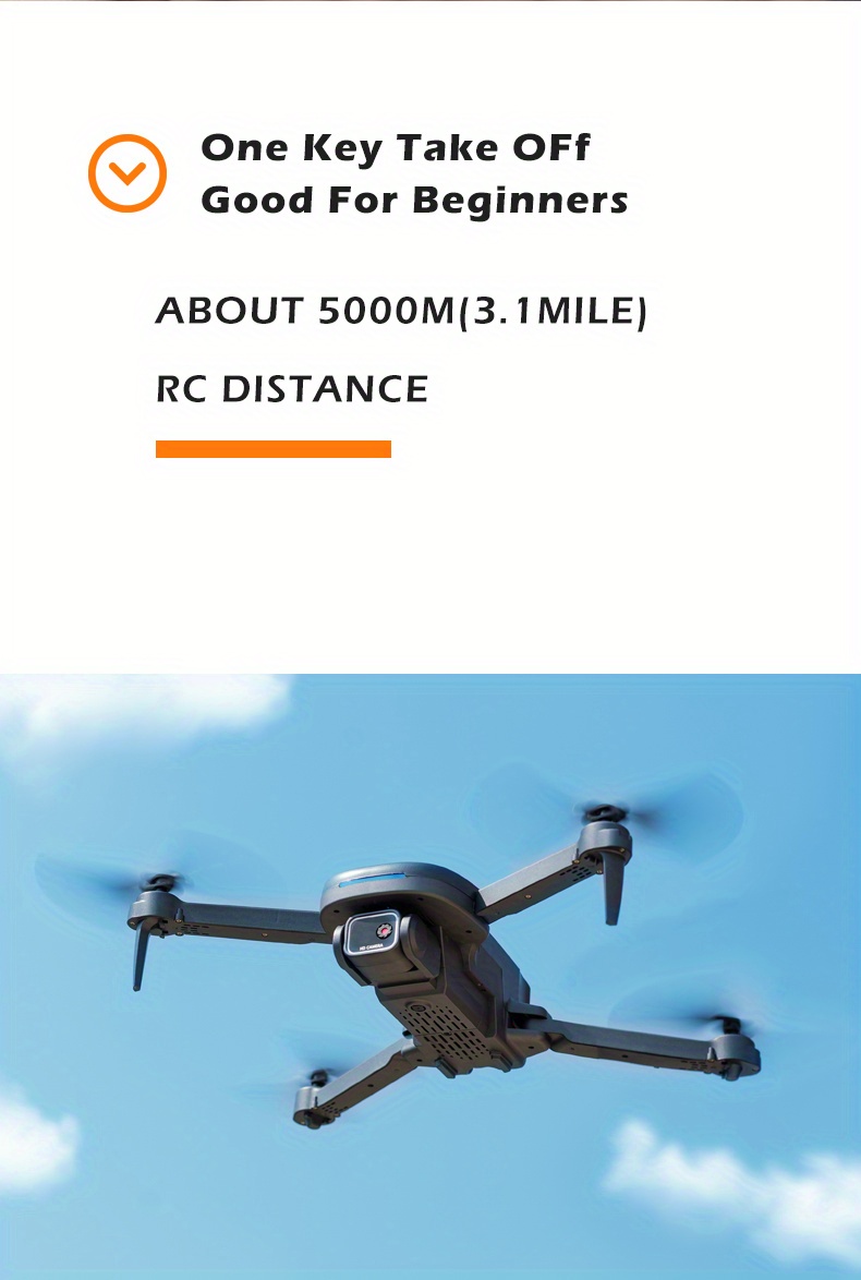 drone with surrounding flight optical flow position stable hovering high speed transmission smart follow gesture shooting long flying distance details 9