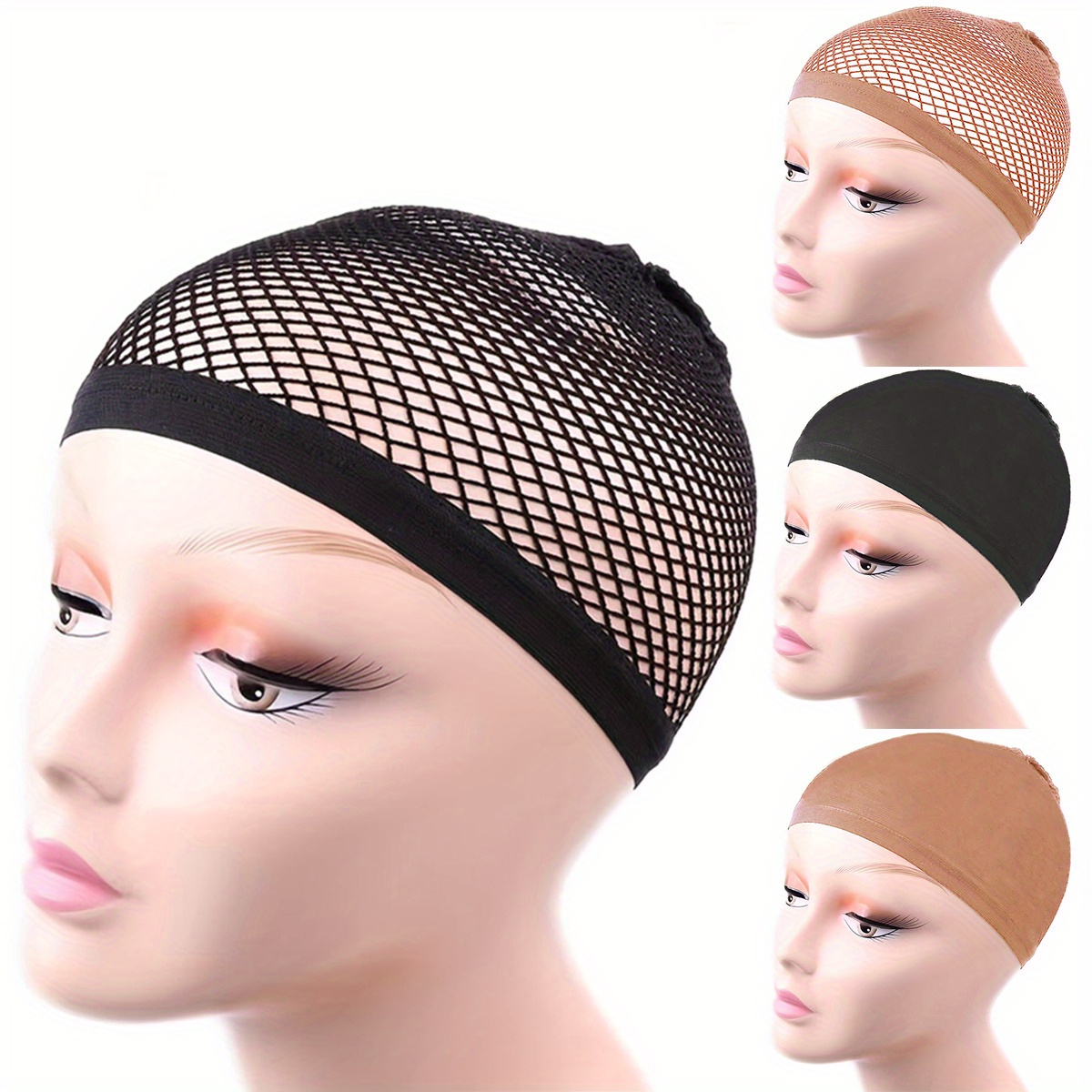 Mesh Wig Women Elastic Open End Wig Long Short Hair Temu