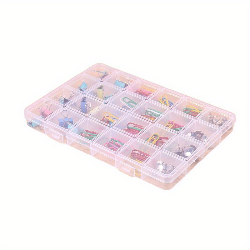 Yadada Clear Plastic Organizer Box Container Craft Storage - Temu