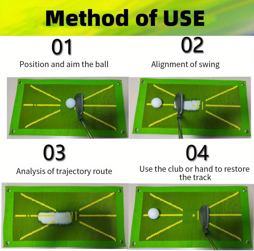 golf swing pad improve your swing accuracy with trajectory detection and measurement essential golf training aid details 3