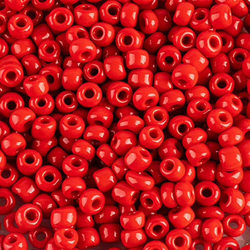 4mm Beads for Jewelry Making, 6/0 Seed Bracelet Beads Pony Beads Bulk, 1000  Pcs Craft Beads with Holes for DIY Bracelet Earring Necklace Craft