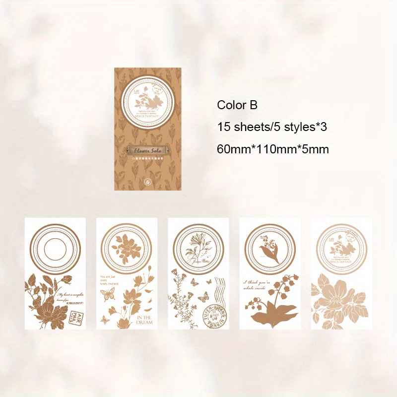 Vintage Floral Embossed Scrapbook Paper Perfect Diy Photo Temu