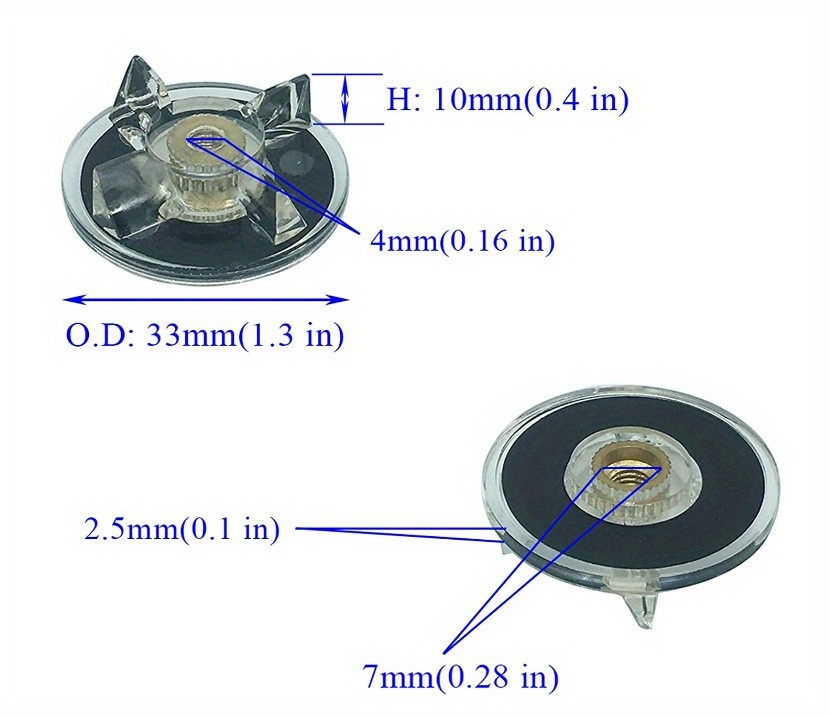 6pcs of 3 set   250w   blade gear replacement part for   mb1001 details 2