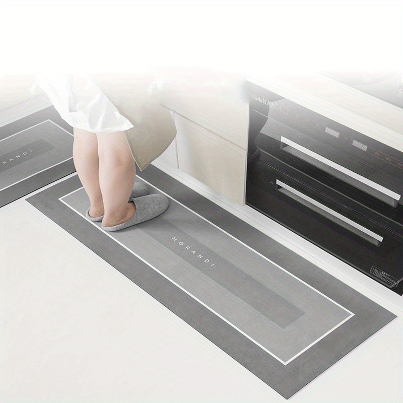 Tapis De Cuisine Anti-Fatigue 2 Pièces Taoyoule | 43x75cm + 43x120cm Lavable Antidérapant - Bureau, Cuisine