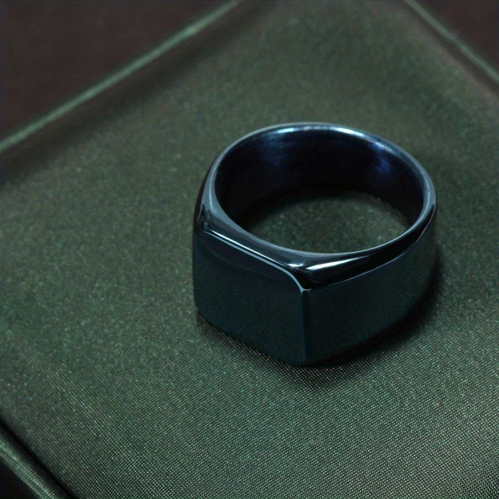 Titanium Steel Men's Personality Ring