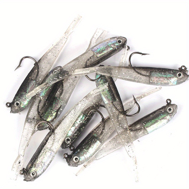 Bionic Salamander Lure Bait: Soft Fish Shaped Tail Outdoor - Temu