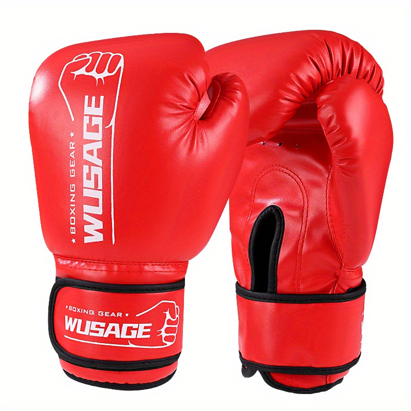 Gants de boxe pour hommes et femmes Gants d'entraînement de boxe Set Gants  de kickboxing Mma Muay Thai Backup Training Rose 12oz