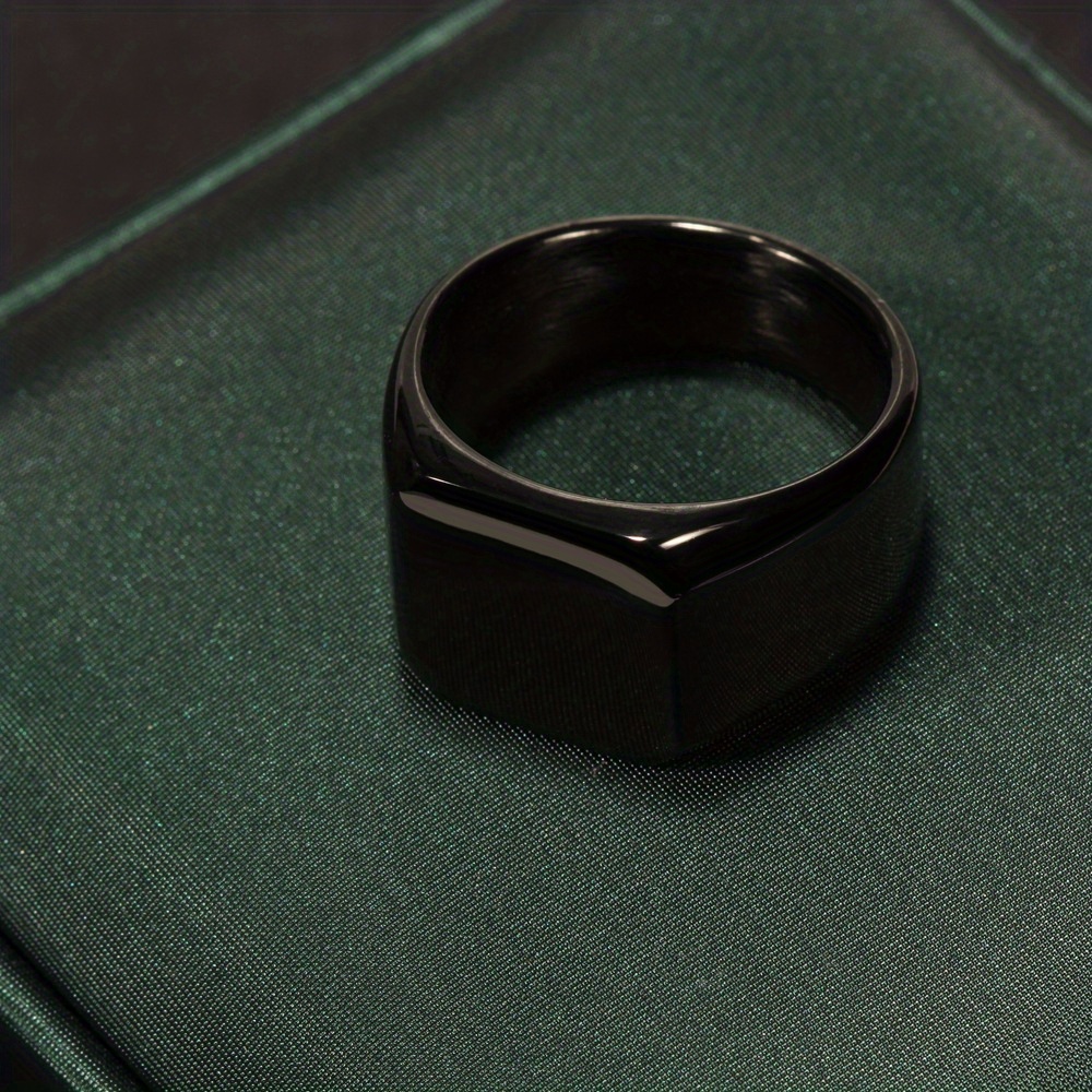Titanium Steel Men's Personality Ring