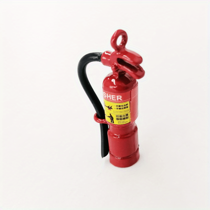 Aoutecen Mini juguete extintor de incendios, ligero y realista extintor de  incendios a control remoto, mano de obra fina para automóvil RC (rojo)
