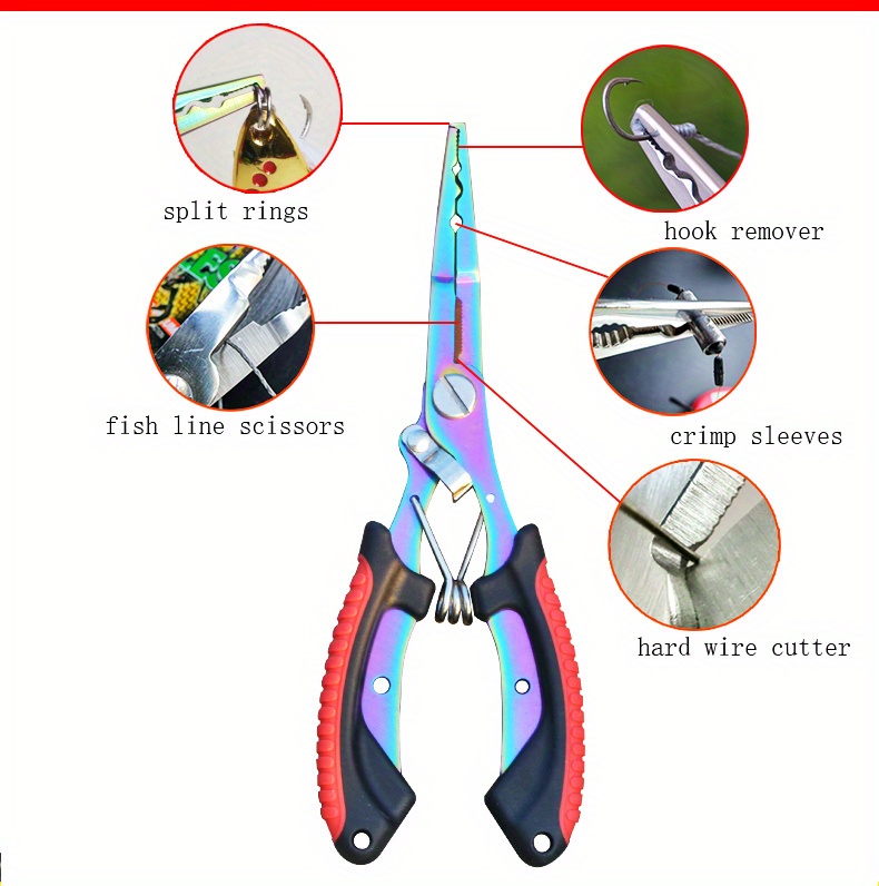 Aluminum Alloy Fishing Braid Line Cutter Pliers Fishing Clamp