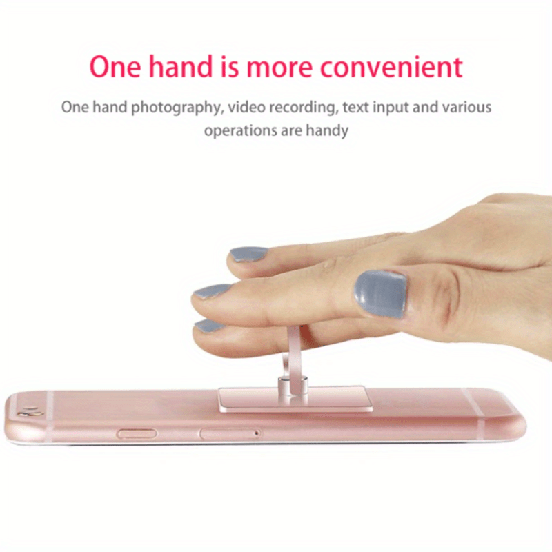 360° Universal Smartphone Kickstand & Finger Grip Ring Holder - Perfect Mobile  Phone Accessory! - Temu