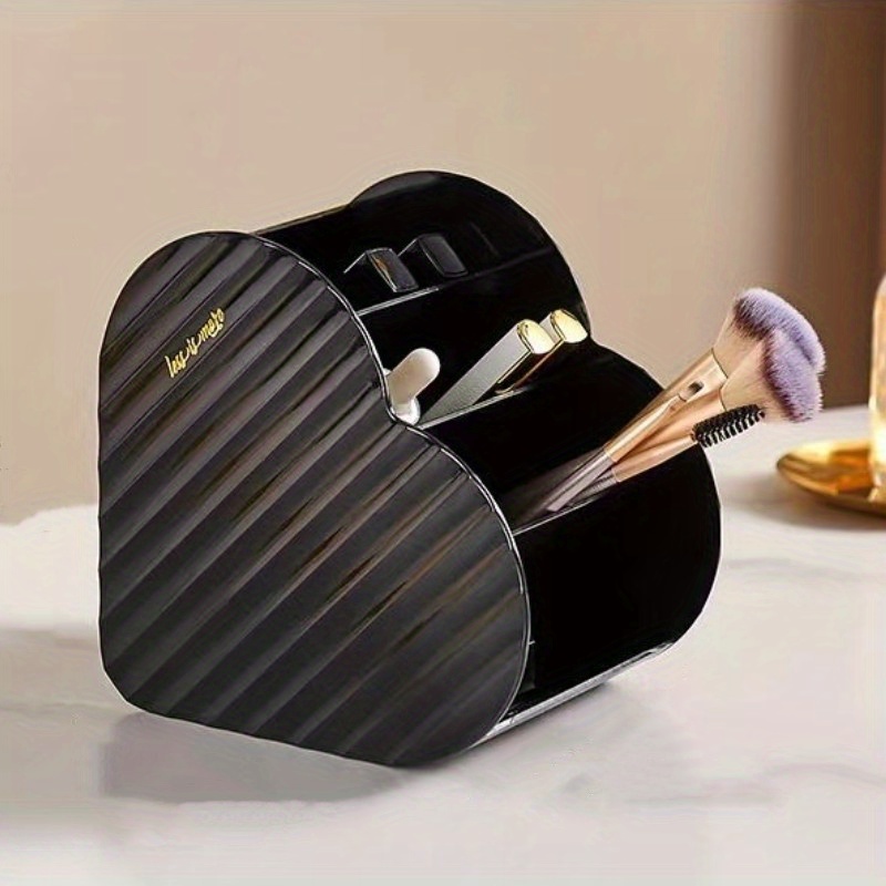 Heart Shaped Layered Storage Box for Makeup and Accessories