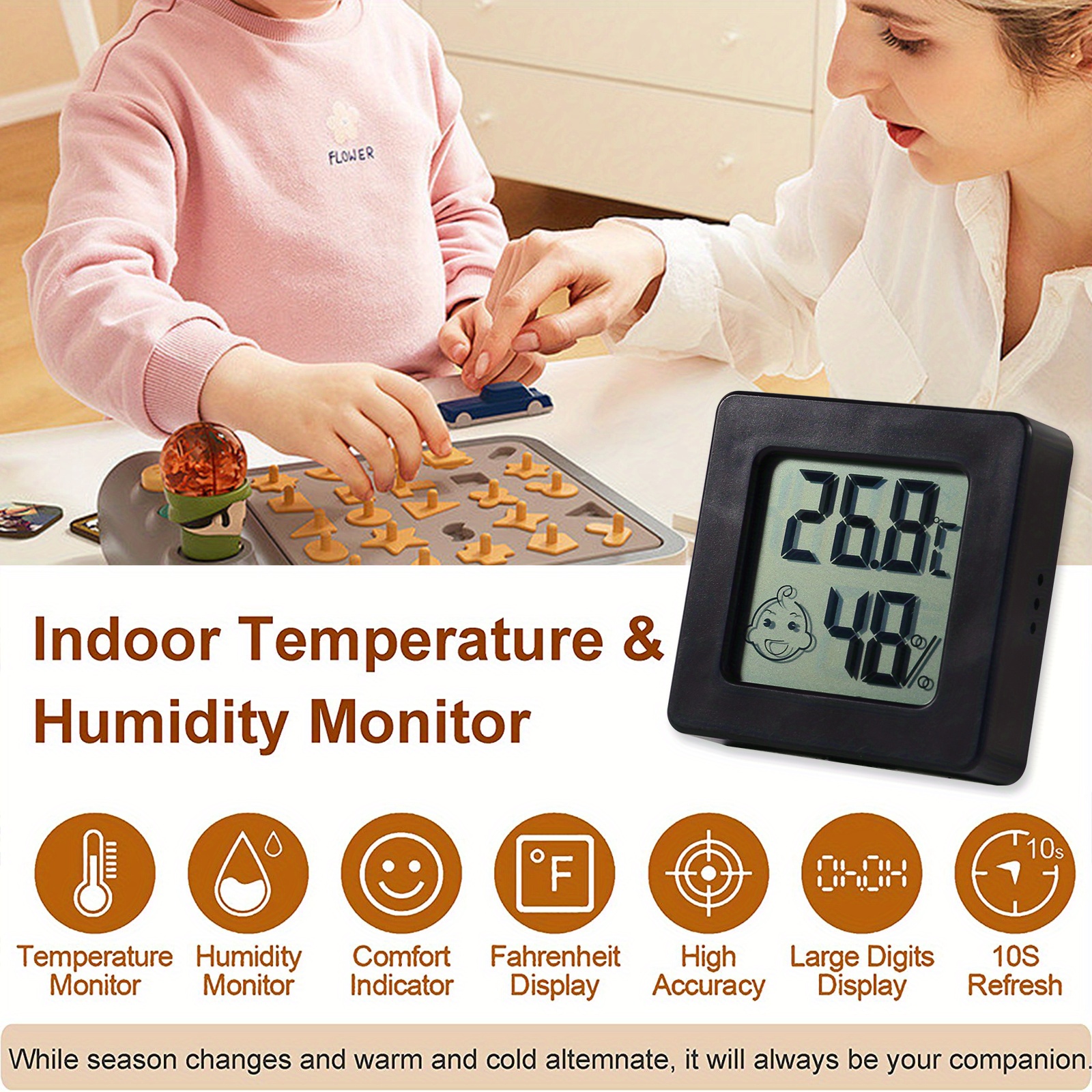 Mini High Accuracy Digital Indoor Hygrometer Thermometer