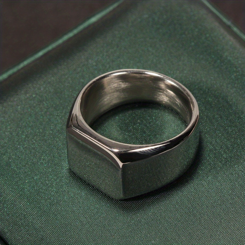 Titanium Steel Men's Personality Ring
