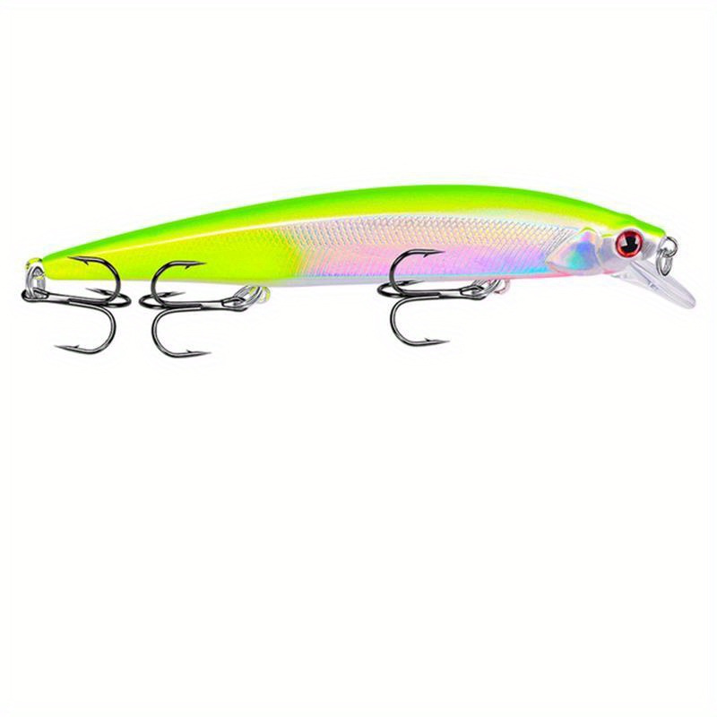 UDIYO 11cm/12.8g Fishing Lure Simulated Reflective Coating Bright Color 3D  Fisheyes Sharp Hook Fish Attraction Universal Floating Minnow Artificial  Bass Hard Bait Fishing Gear 