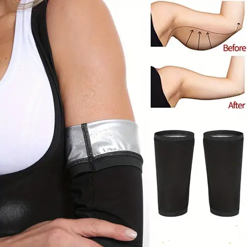 sauna arm trimmer sweat bands sauna sleeves wraps for women lose arm fat fitness slimmer