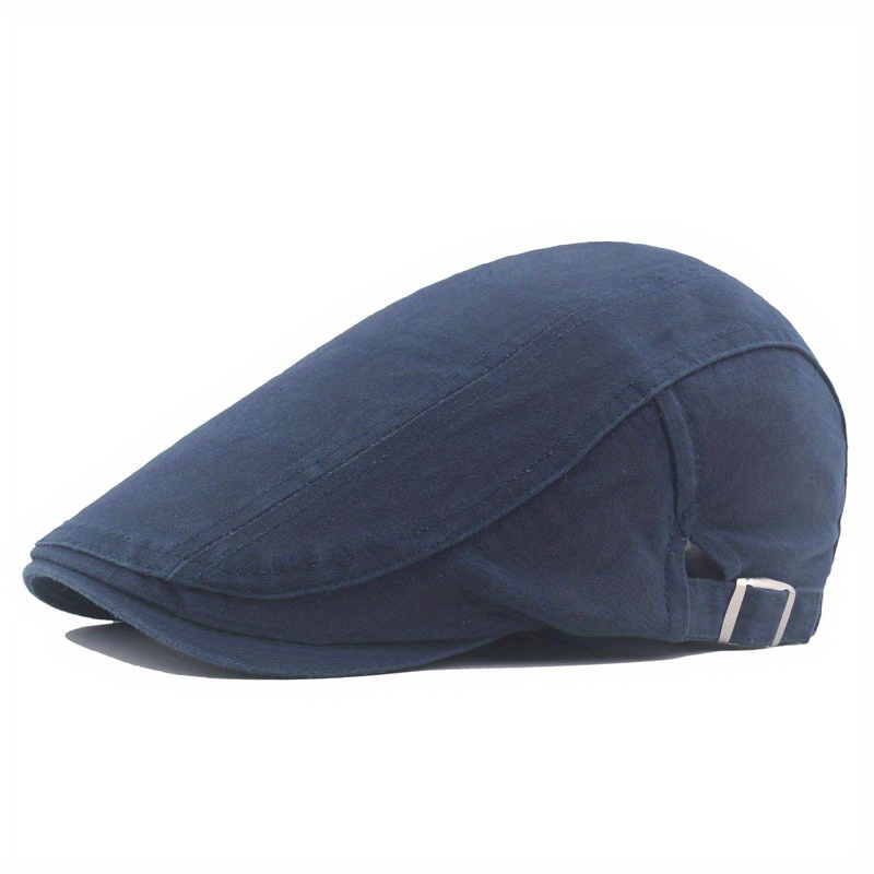 All Season Men's Beret Hat Peaked Cap Sunproof Painter Unisex Hat Sun Cap  Cotton