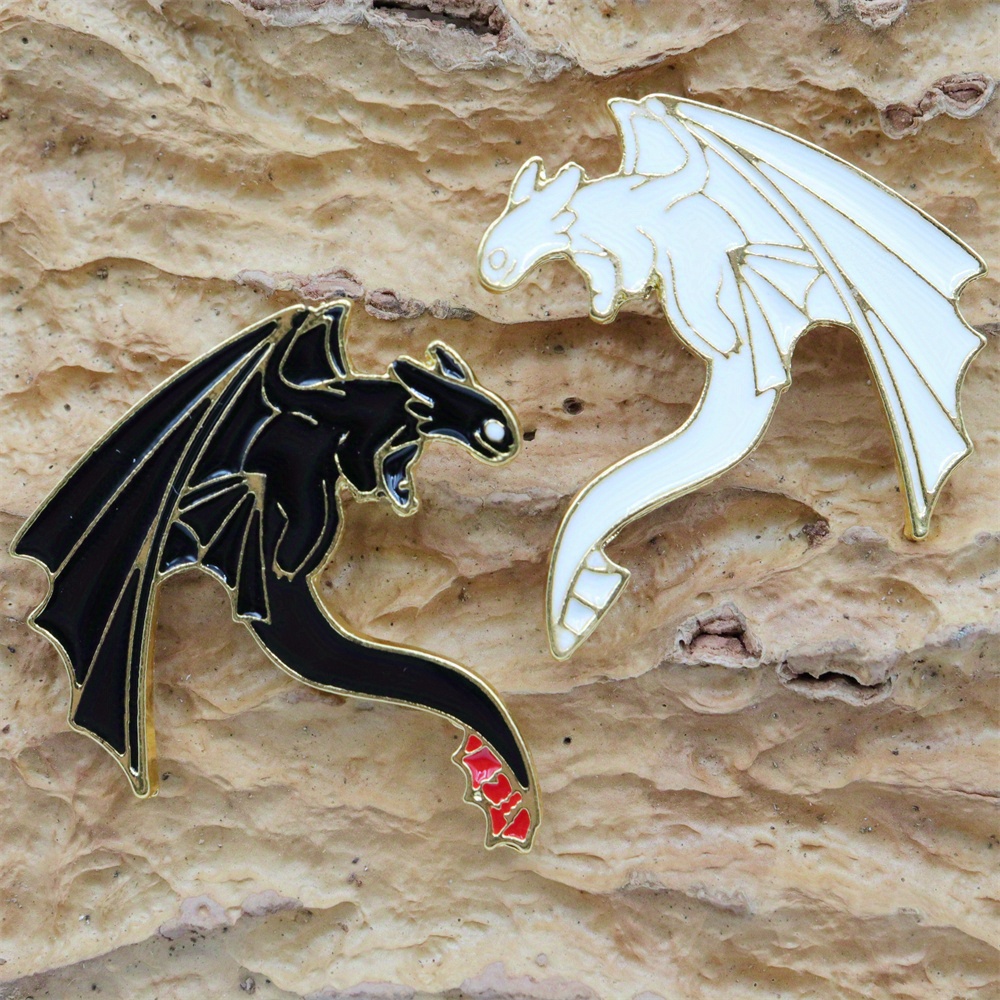 Flying Dragon Brooch Pin For Women And Girls Unique Cartoon - Temu