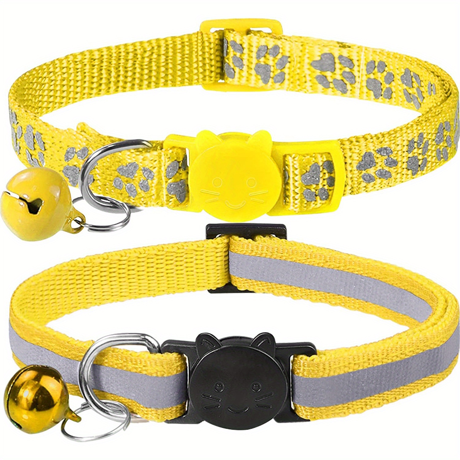 1/2 Wide Breakaway Cat Collar Gold and Red -   Designer cat collars,  Breakaway cat collars, Cat collars