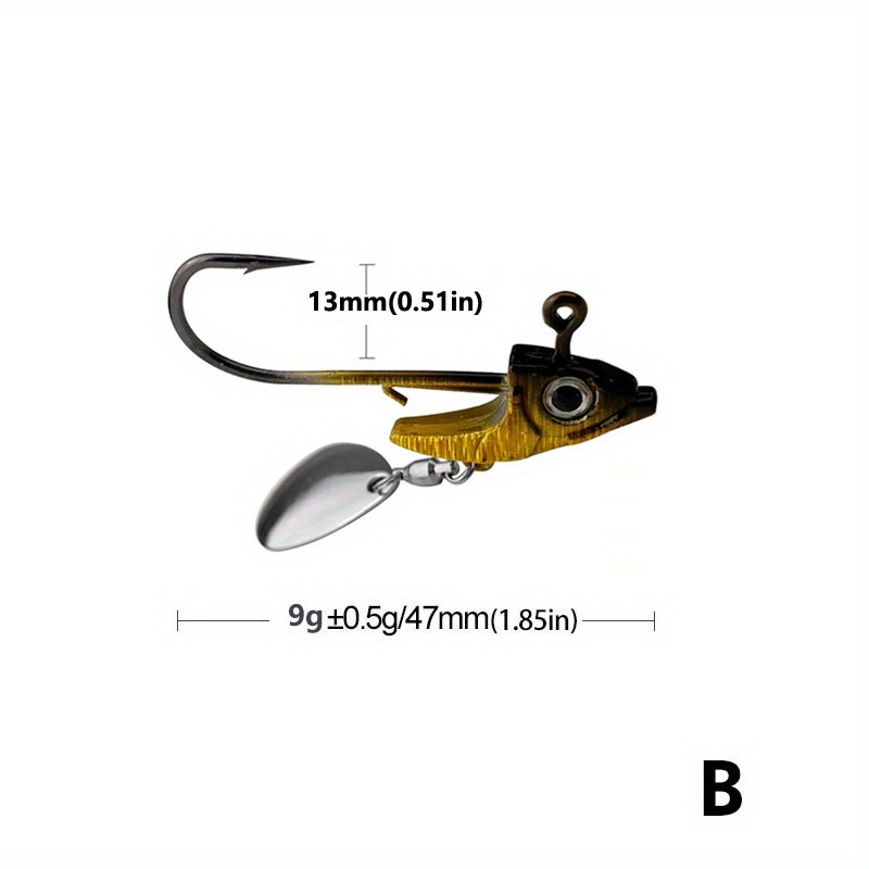 Spoon Fishing Lure Single Hook Sequin - Temu Canada