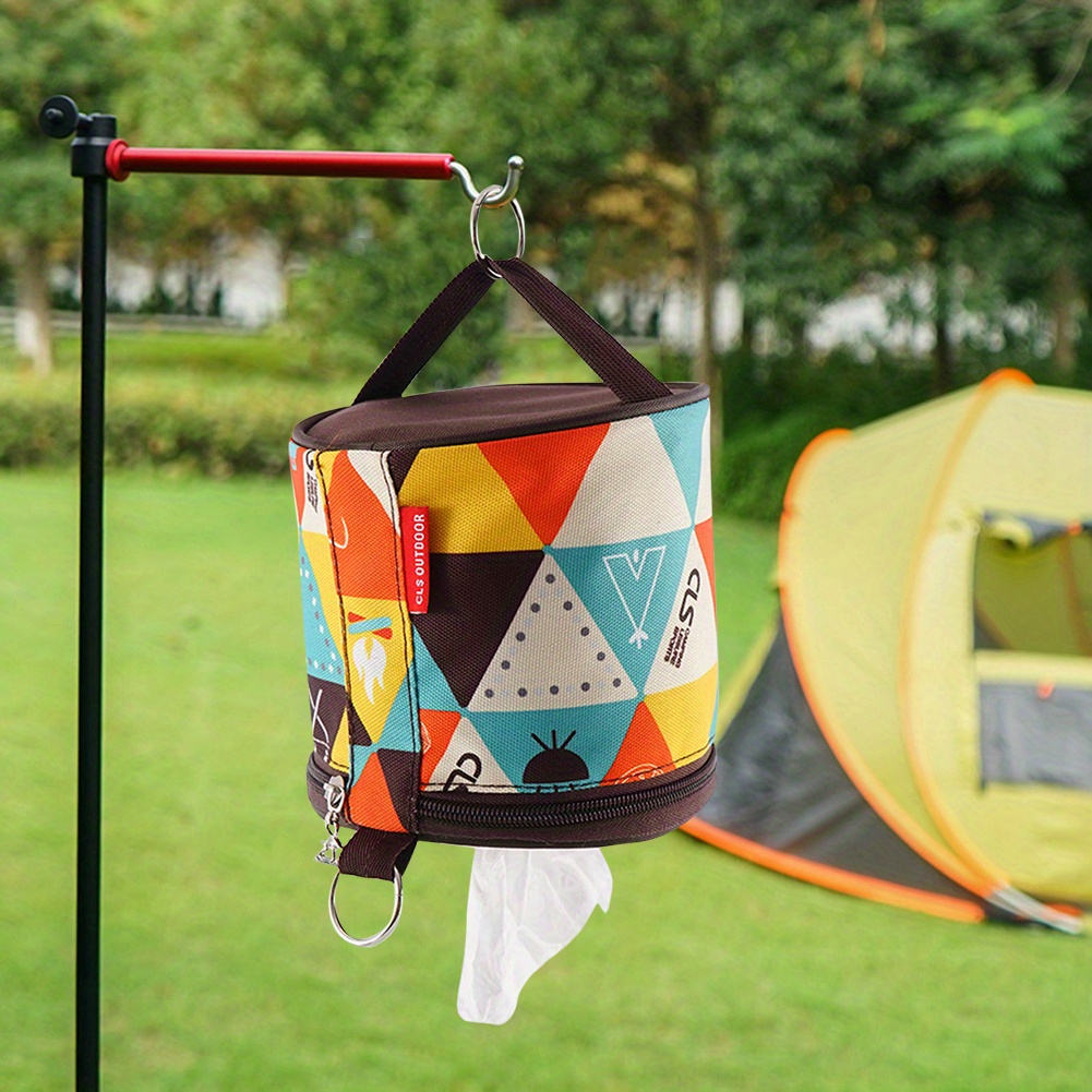 Portable Camping Toilet Paper Holder With Hanging Strap Waterproof