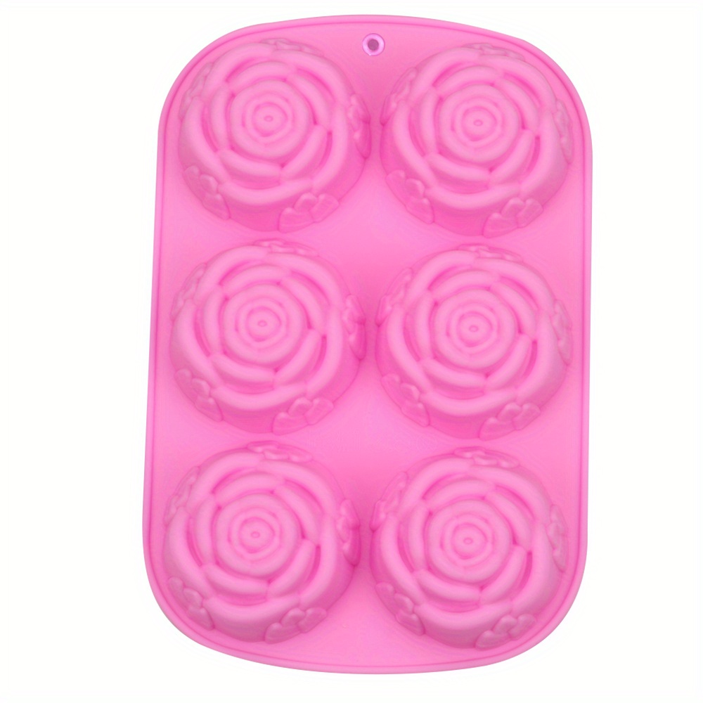8 Cavity Heart Rose Flower Silicone Soap Mold - Soap or Wax Tart Mold – Pro  Candle Supply