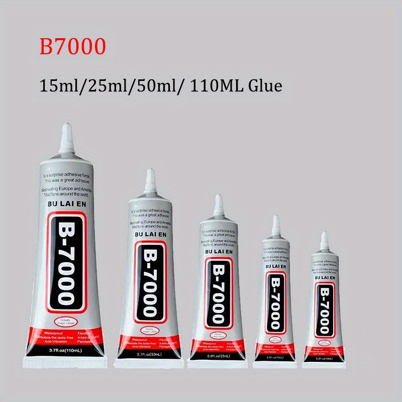B7000 Liquid Glue Clear Contact Phone Repair Adhesive Multipurpose Diy Glue  with Precision Applicator Tip 3ml 9ml 15ml 25ml
