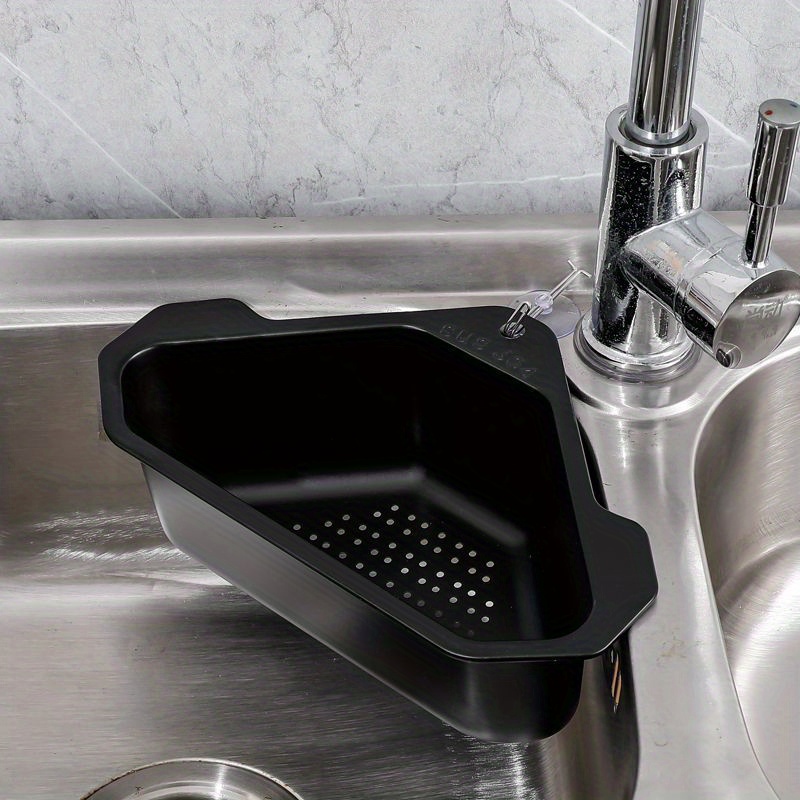 Sink Triangle Drain Basket Stainless Steel Fruit Skin - Temu