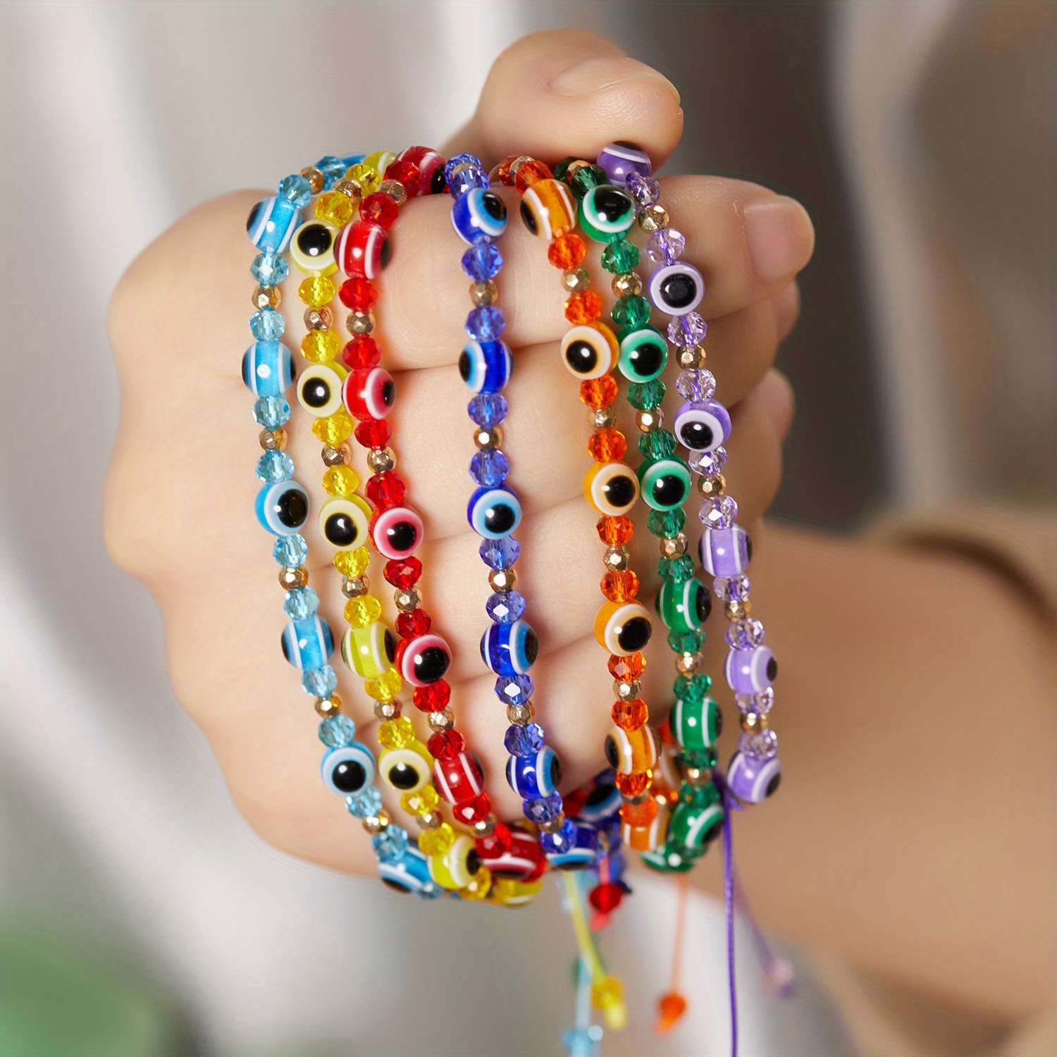 Rainbow on sale colored bracelets