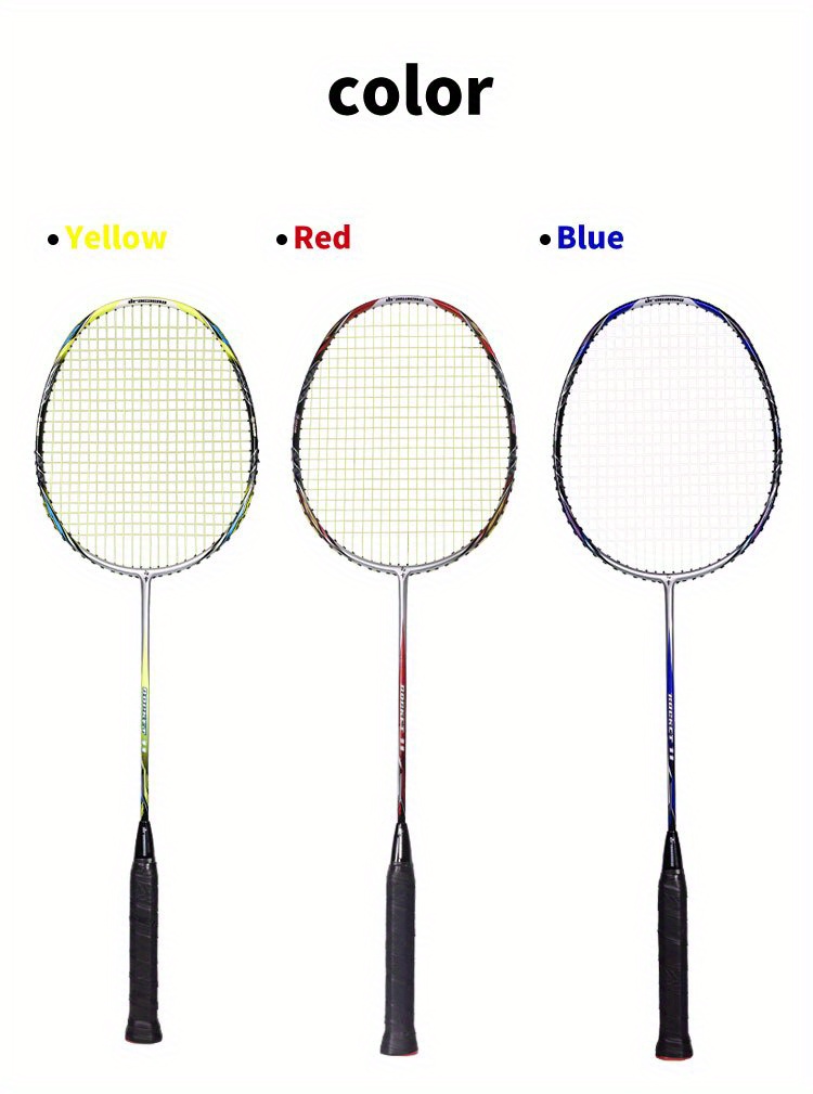 Lightweight Carbon Fiber Badminton Racket For Adults Enhanced Power