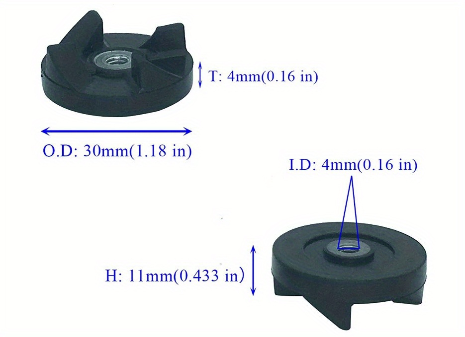 6pcs of 3 set   250w   blade gear replacement part for   mb1001 details 1