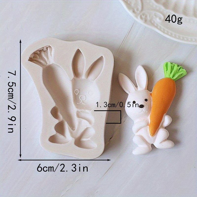 3D DIY Heart Square Chocolate Mold Candy Mold Silicone Rabbit Bear Aniaml  for Jelly Fudge Truffle Ice Cube Baking Tools