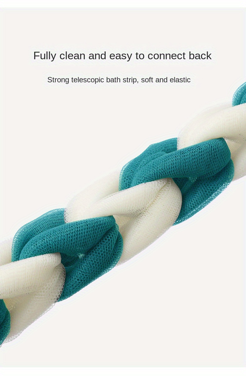 Long Stretch Back Sponge Rope Handles Back Scrubber Bath Temu Australia