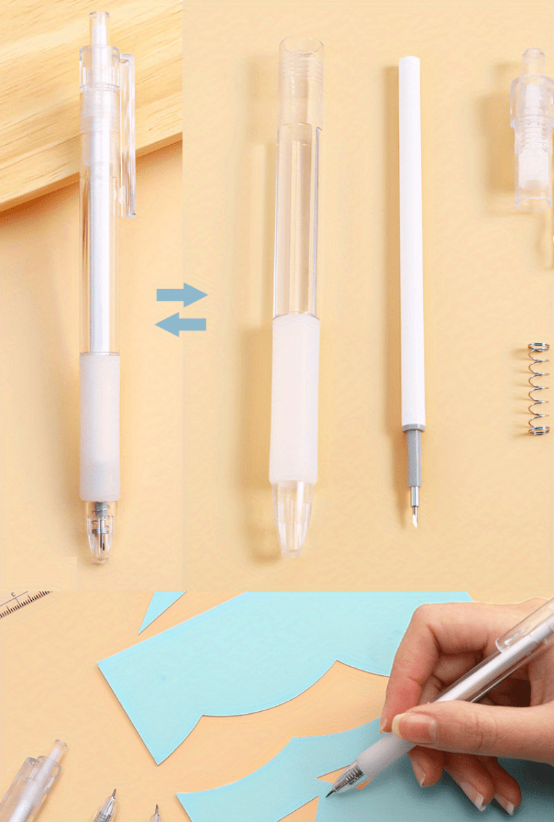 Pen Knife Printing Utility Knife Art Utility Knife Paper Temu