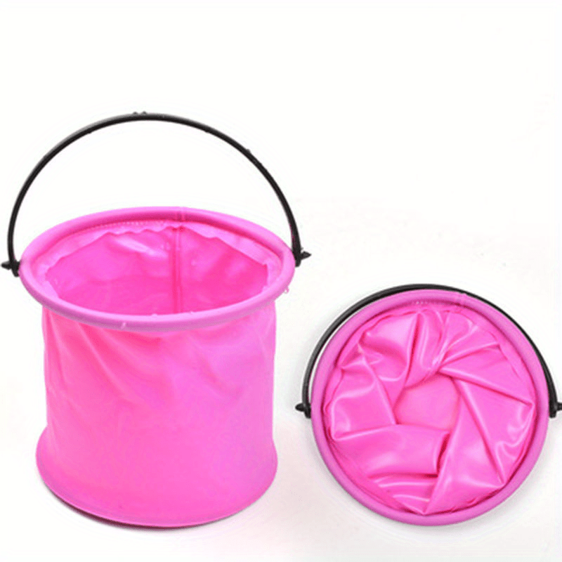 Foldable Fishing Bucket Portable Folding Retractable Bucket - Temu