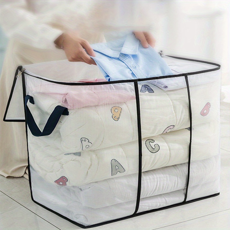 Simple Large Capacity Storage Bag Lightweight Zipper - Temu