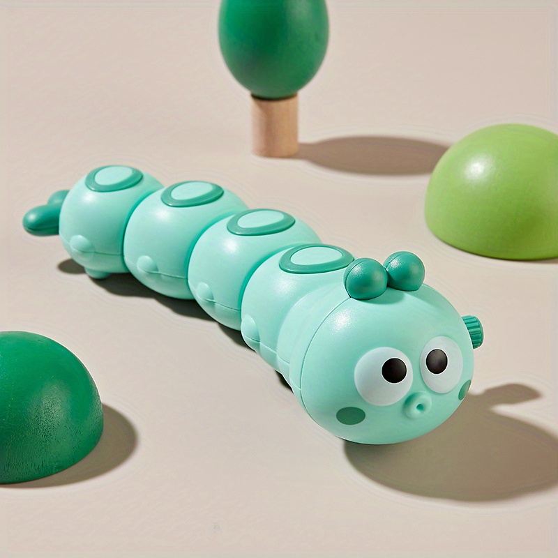 Cute Wind Up Toys for Babies & Toddlers, Chain Swing Caterpillar Puzzles
