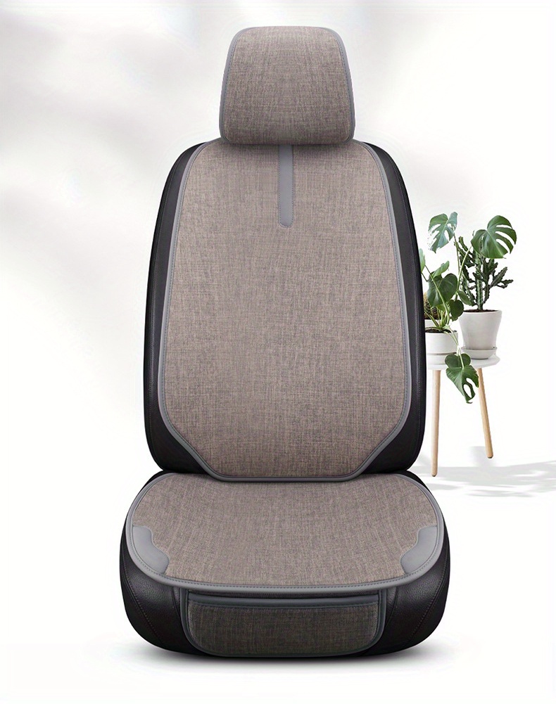 Automotive Seat Cushion Four Seasons Universal Seat Cushion Single Butt  Cushion Car Linen Back Seat - Temu