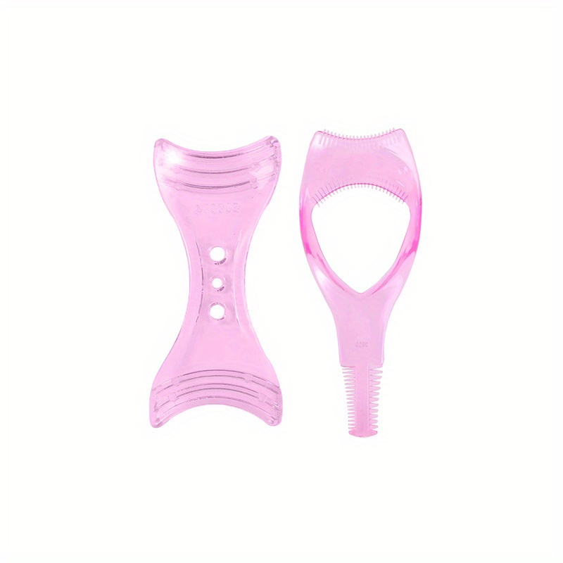 Eyelash Tool Women's Ladies Eyeliner Template Stencil Shaper Makeup Tool For Beginners Eyelash Applicator Tool Mascara Shield Applicator Guard Eyelash Guide Helper With Eyelash Comb For Makeup