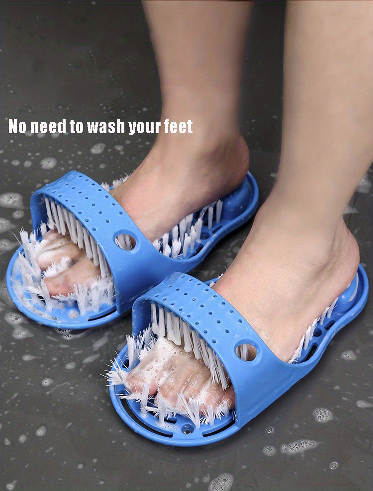 Shower Foot Scrubber Massager Cleaner Spa Exfoliating Washer Wash Feet  Clean Cushion Bathroom Bath Foot Brush