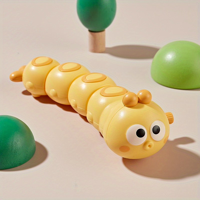 Cute Wind Up Toys for Babies & Toddlers, Chain Swing Caterpillar Puzzles