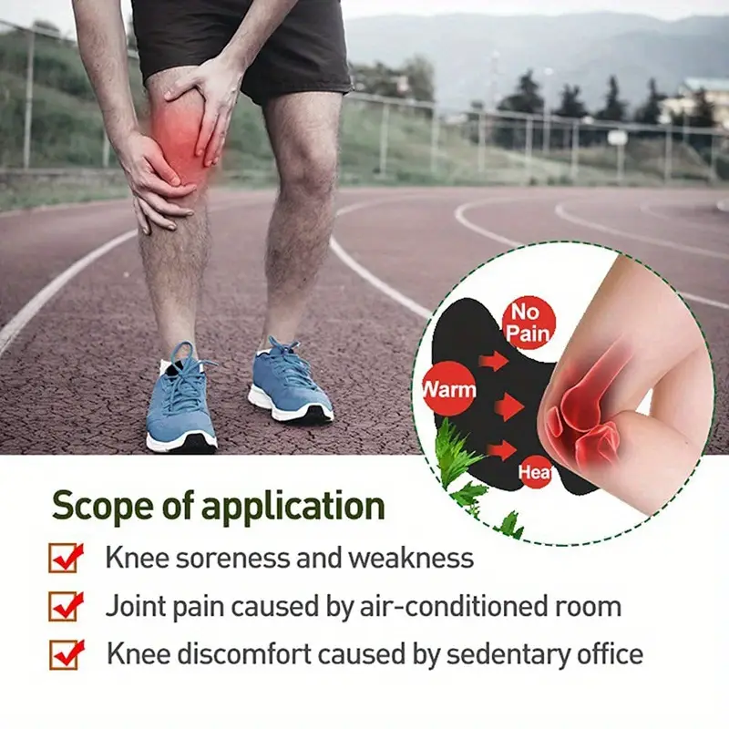 10 20pcs knee joint pain banadge sticker wormwood extract sticker for joint ache arthritis rheumatoid pain relief patch details 1