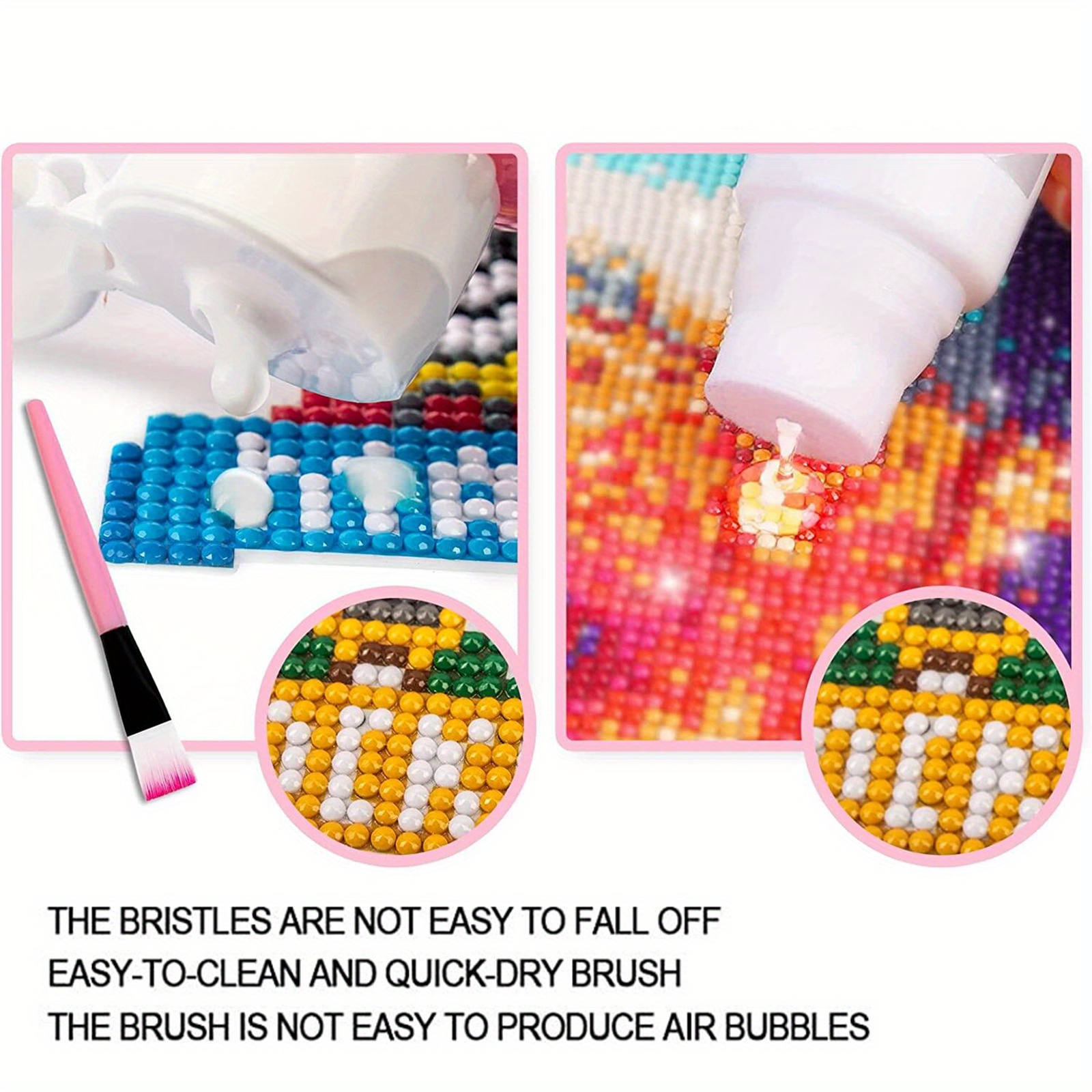 Diamond Painting Brush Tools Diamond Art Flat Brush Temu