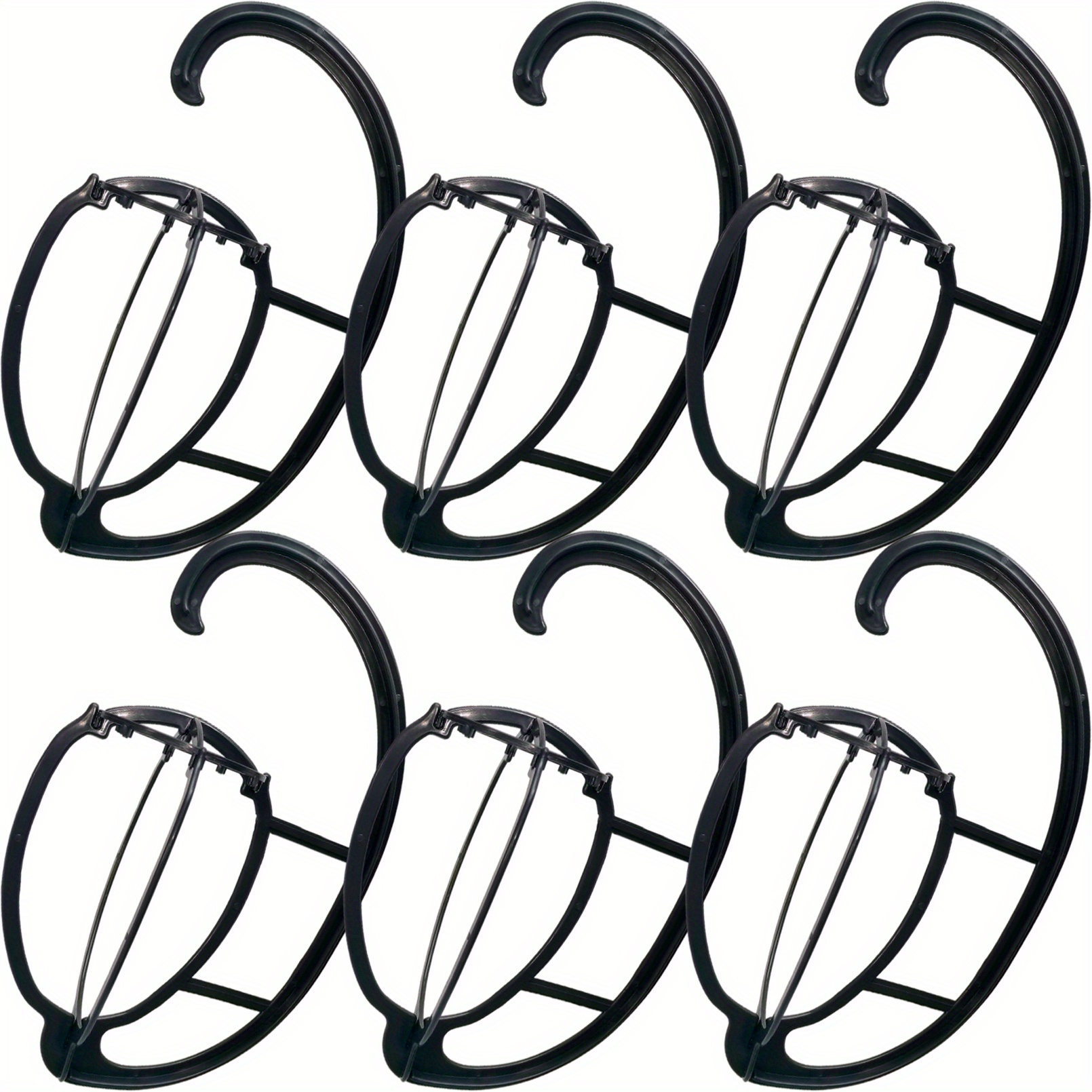3 Pack Wig Head Stands Wig Stands For Multiple Wigs Wig Holder