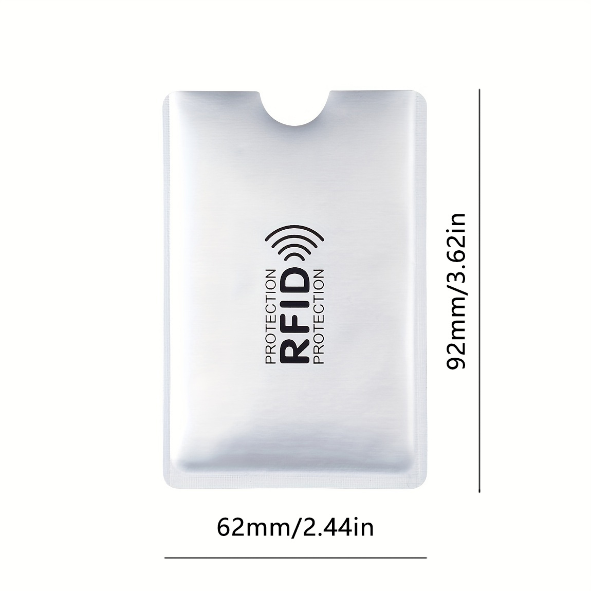 Nfc Shield Card Sleeve Anti-degaussing Id Card Card Sleeve Anti-rfid ...