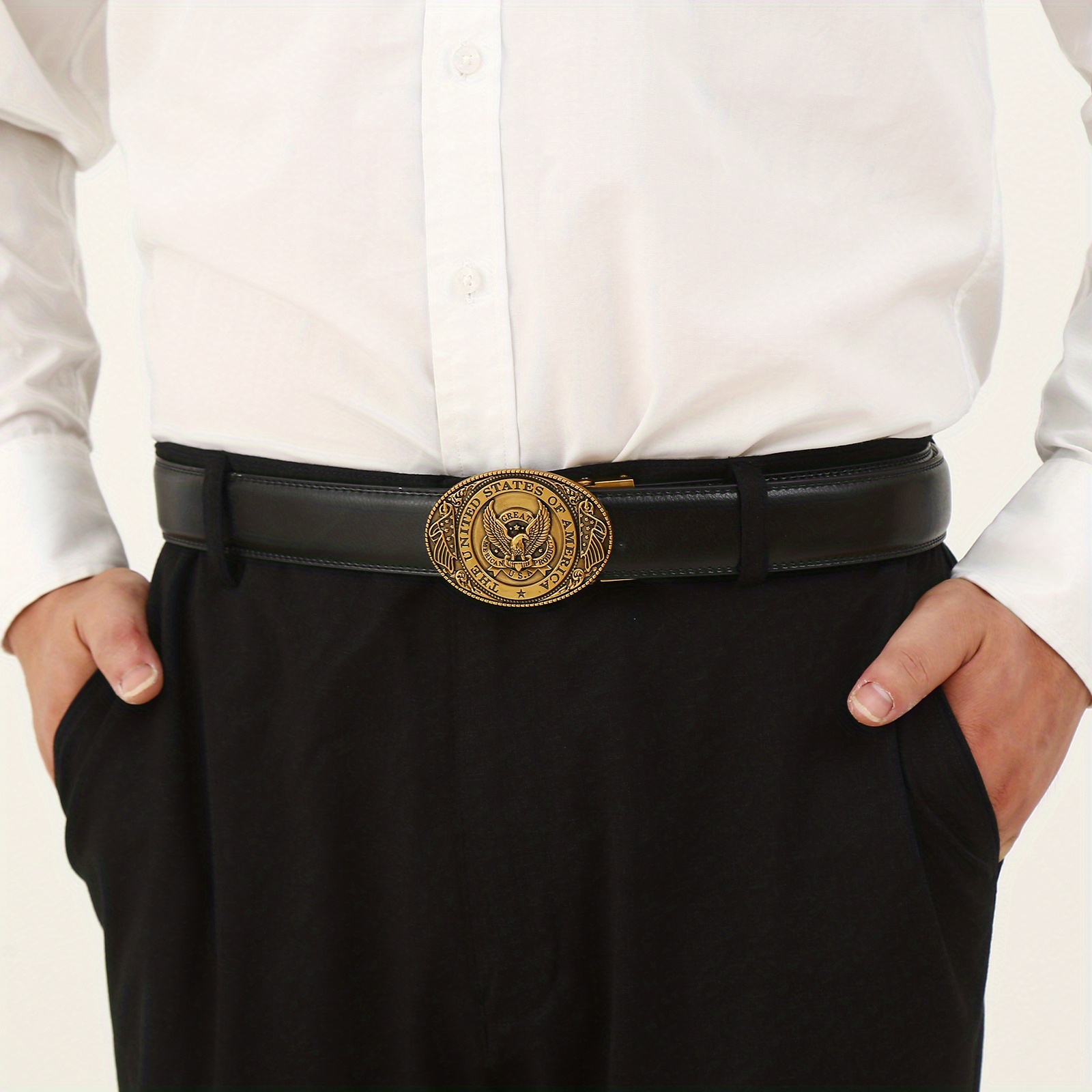 Versace Belt with decorative buckle, Men's Accessories