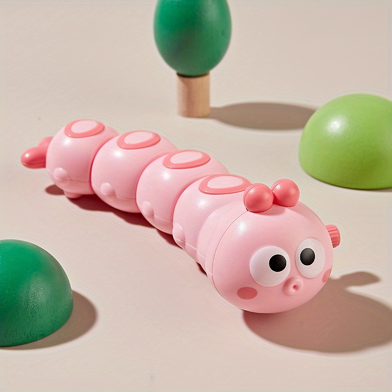 Cute Wind Up Toys for Babies & Toddlers, Chain Swing Caterpillar Puzzles