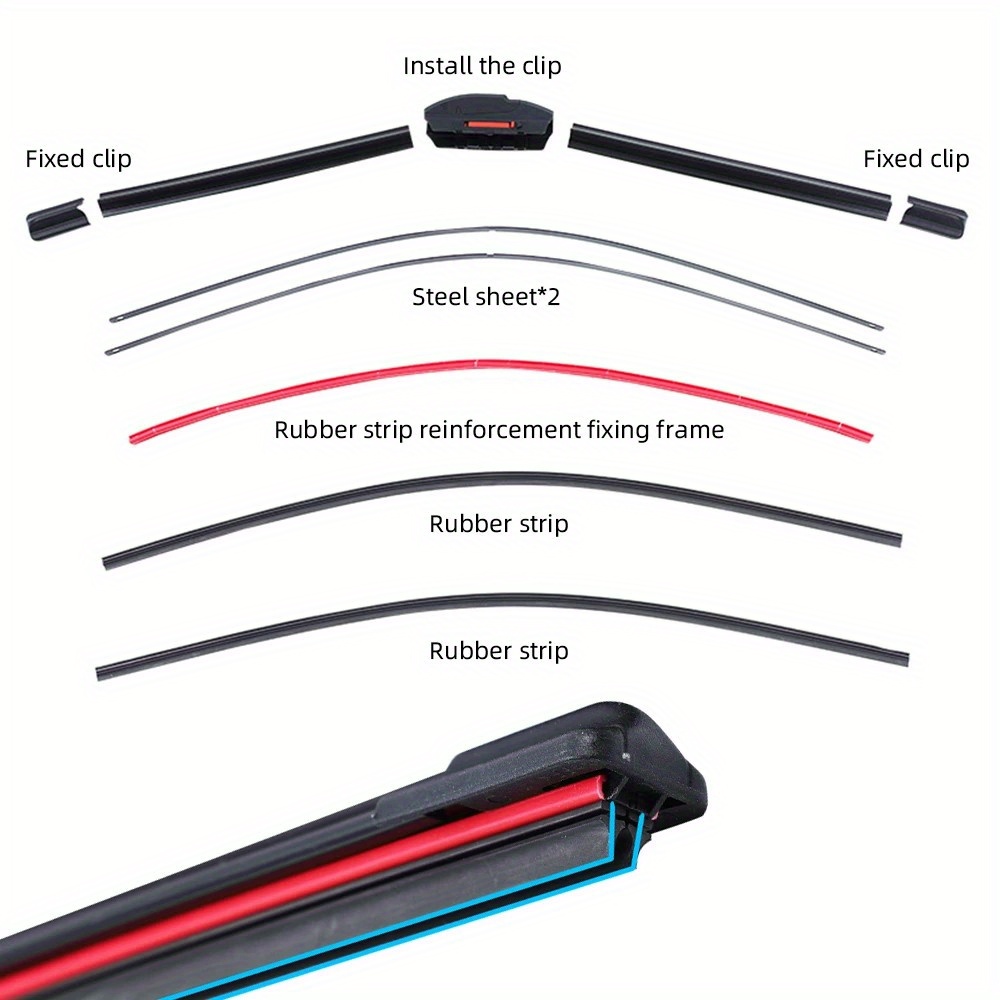 Gm Windshield Wiper Blades Easy Installation Car Replacement Temu