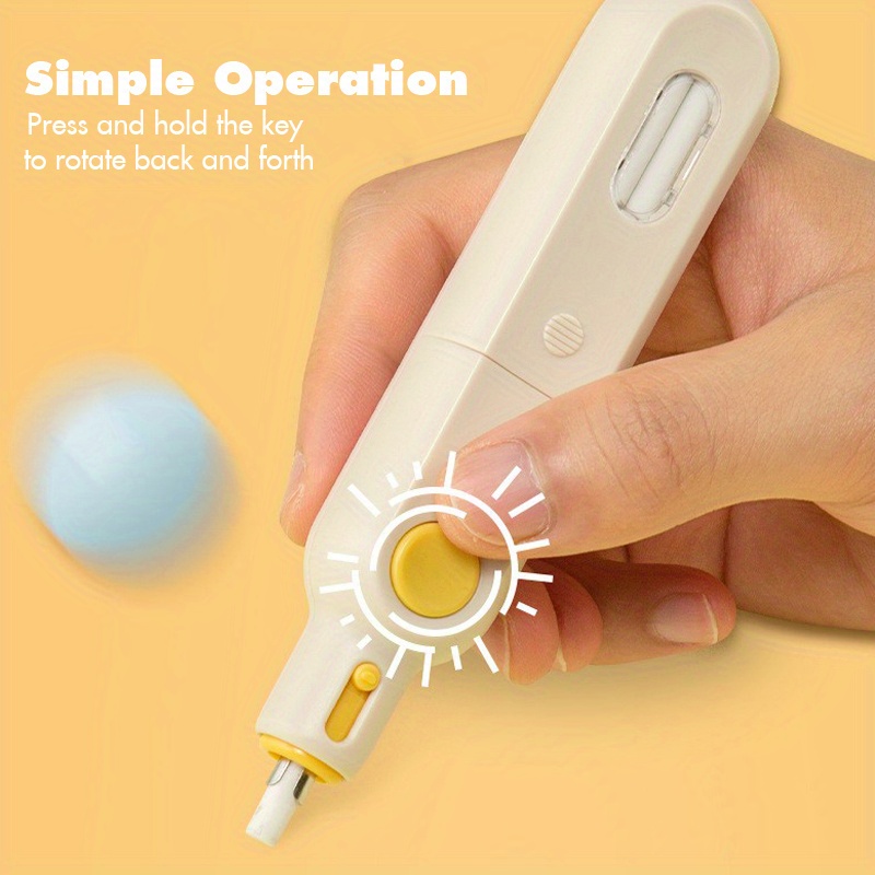 Superior Electric Eraser Blue White Beige 3 Colors Optional Temu