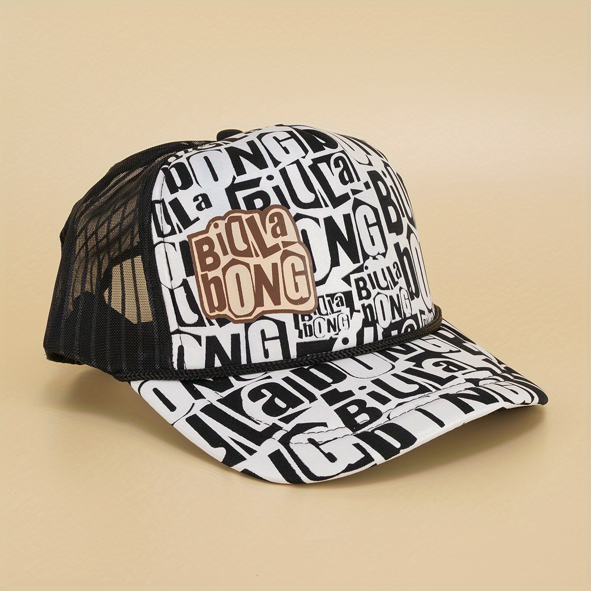 Hot Stamping M Trucker Hat Mesh Breathable Unisex Baseball Hip Hop Sunshade  Dad Hats - Temu